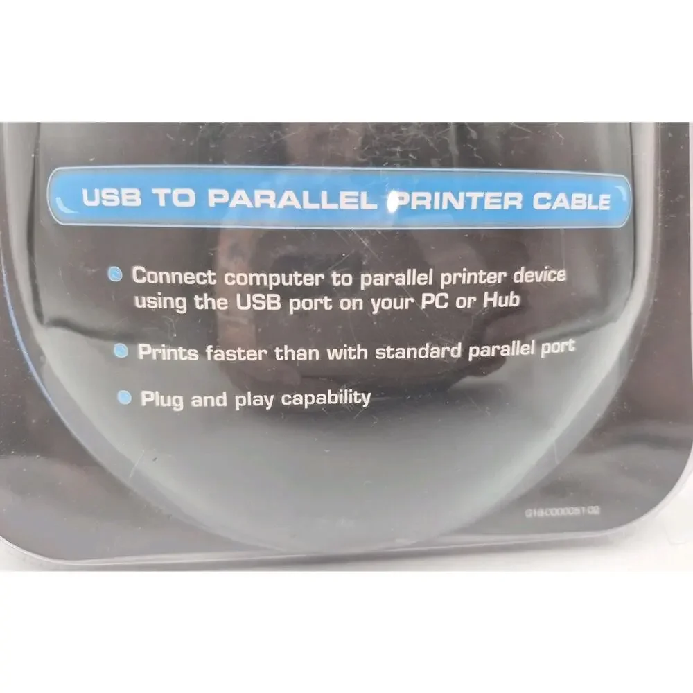 NEXXTECH Ultimate USB to Parallel Printer Cable NEW Sealed